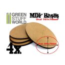 Green Stuff World - MDF Bases - AOS Oval 105x70mm