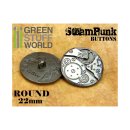 Green Stuff World - 8x Steampunk Buttons WATCH MOVEMENTS...