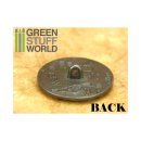 Green Stuff World - 8x Steampunk Buttons WATCH MOVEMENTS - Silver