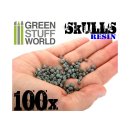 Green Stuff World - 100x Resin Skulls