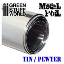 Green Stuff World - Flexible Metal Foil - TIN / PEWTER