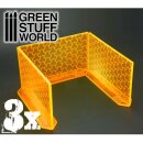 Green Stuff World - 3x Big Energy Walls - Phosphorescent...