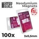 Green Stuff World - Neodymium Magnets 3x05mm - 100 units (N52)
