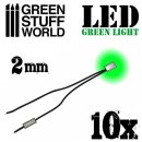 Green Stuff World - Green LED Lights - 2mm