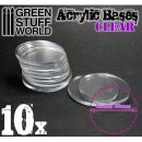 Green Stuff World - Acrylic Bases - Round 40 mm CLEAR