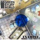 Green Stuff World - Acrylic Bases - Round 40 mm CLEAR BLUE