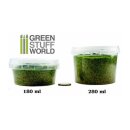 Green Stuff World - Static Grass Flock XL - 6 mm - Realistic Green - 280 ml