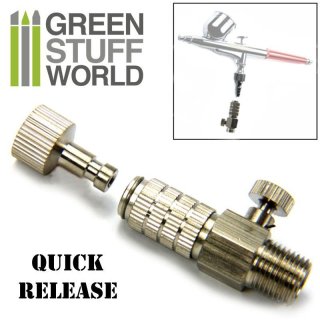 Green Stuff World - QuickRelease Adaptor with Air Flow Control 1/8