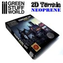 Green Stuff World - 2D Neoprene Terrain set - 22 pieces