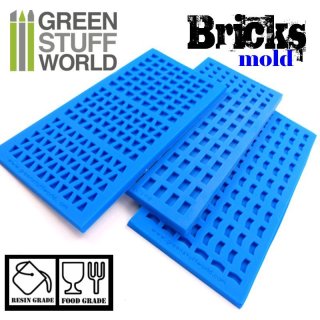 Green Stuff World - Silicone molds - BRICKS