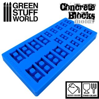 Silicone molds - Concrete Bricks
