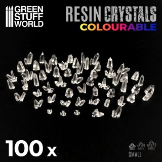 Green Stuff World - CLEAR Resin Crystals - Small