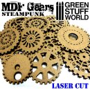 Green Stuff World - MDF Wood Steampunk Gears