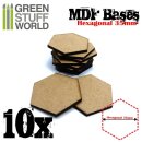 Green Stuff World - MDF Bases - Hexagonal 35 mm