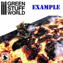 Green Stuff World - Lava River - Neoprene Terrain Set