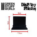 Green Stuff World - Square Top Display Plinth 6x6 cm - Black