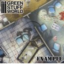 Green Stuff World - Acrylic Bases - Hexagonal 30 mm CLEAR