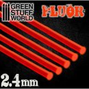 Green Stuff World - Acrylic Rods - Round 2.4 mm Fluor...