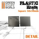Green Stuff World - Plastic Square Bases 50x50 mm