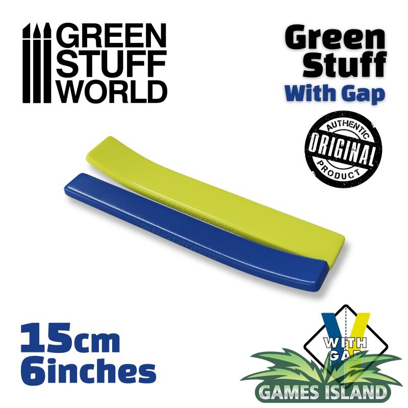Green Stuff World: Green Stuff Tape with Gap - 6in (15cm)