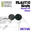 Green Stuff World - Plastic Bases - Round Lip 30mm