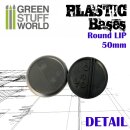 Plastic Bases - Round Lip 50mm