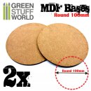 Green Stuff World - MDF Bases - Round 100mm