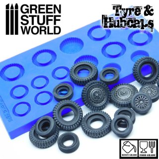 Green Stuff World - Silicone Molds - Tyres and Hubcaps