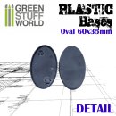 Green Stuff World - Plastic Bases - Oval Pill 60x35mm AOS