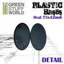 Green Stuff World - Plastic Bases - Oval Pill 75x42mm AOS