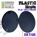 Green Stuff World - Plastic Bases - Oval Pill 105x70mm AOS