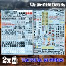 Green Stuff World - Waterslide Decals - Tactical Numerals...