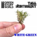 Green Stuff World - Tall Shrubbery - White Green