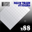 Green Stuff World - 88x Resin Token Stickers 15mm