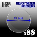 Green Stuff World - 88x Resin Token Stickers 15mm