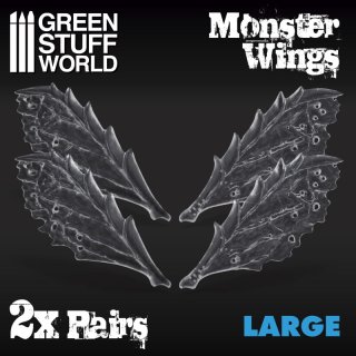 Green Stuff World - 2x Resin Monster Wings - Large