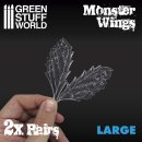 Green Stuff World - 2x Resin Monster Wings - Large