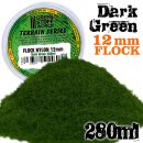Static Grass Flock 12mm - Dark Green - 280 ml