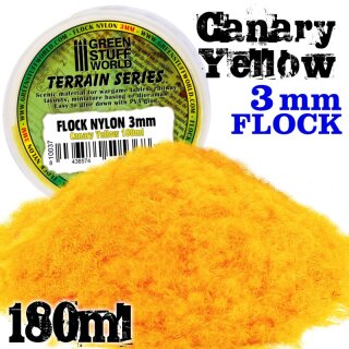 Green Stuff World - Static Grass Flock 3 mm - Canary Yellow - 180 ml