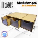 Green Stuff World - Modular Set 3x Drawers