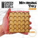 Green Stuff World - MDF Movement Trays 25mm 5x5 -...