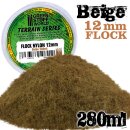 Green Stuff World - Static Grass Flock 12mm - Beige - 280 ml