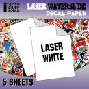 Green Stuff World - Waterslide Decals - Laser White