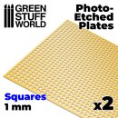 Green Stuff World - Photo-etched Plates - Large Squares