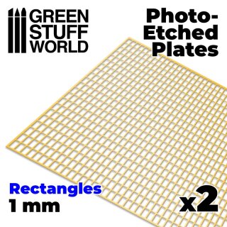 Photo-etched Plates - Large Rectangles