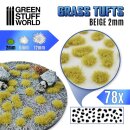 Green Stuff World - Grass TUFTS - 2mm self-adhesive - BEIGE