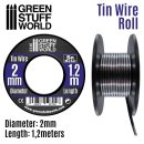 Green Stuff World - Flexible tin wire roll 2mm