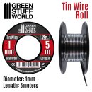 Green Stuff World - Flexible tin wire roll 1mm