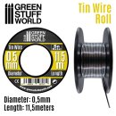 Green Stuff World - Flexible tin wire roll 0.5mm