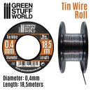 Green Stuff World - Flexible tin wire roll 0.4mm